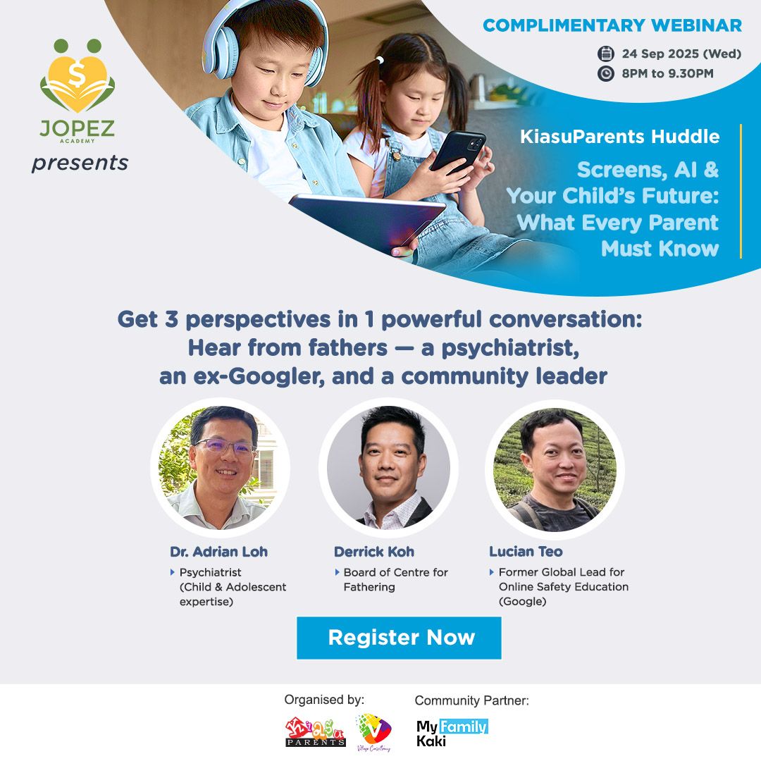 KiasuParents Huddle: Screens and AI