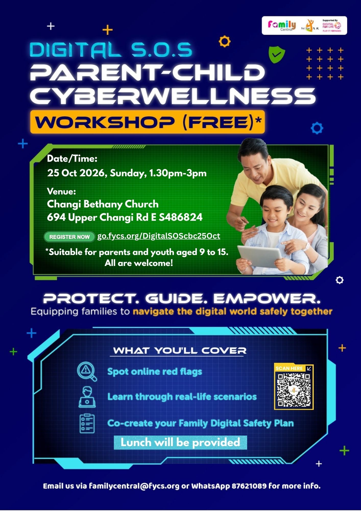 Digital S.O.S Parent-Child Cyberwellness Workshop, Sunday 25 October 2026