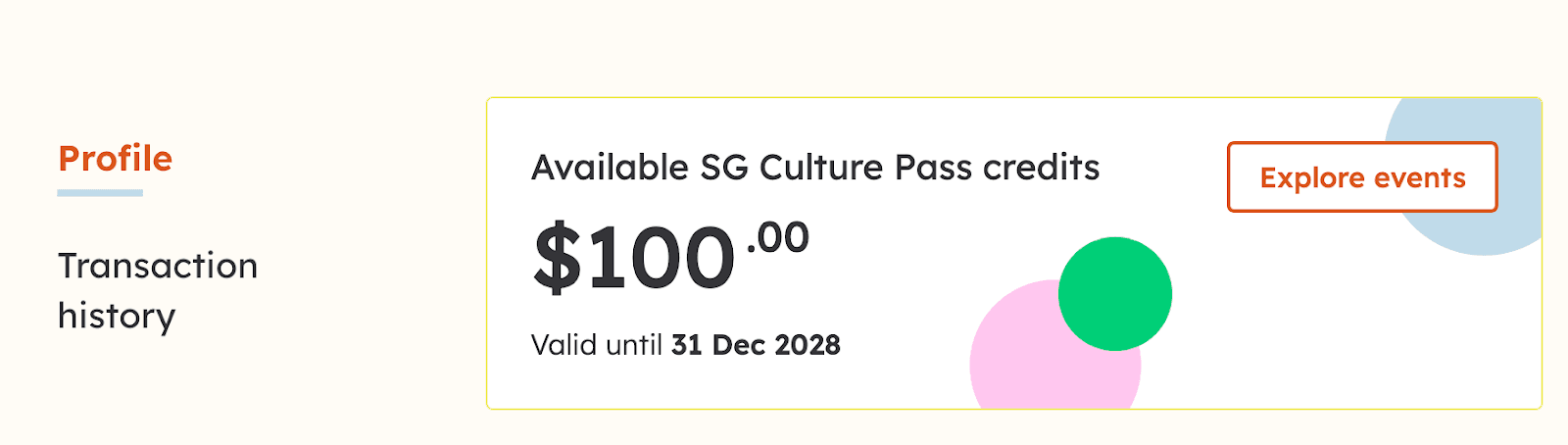 SG Culture Pass