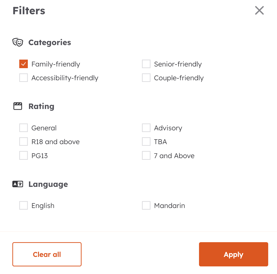 SG Culture Pass filters